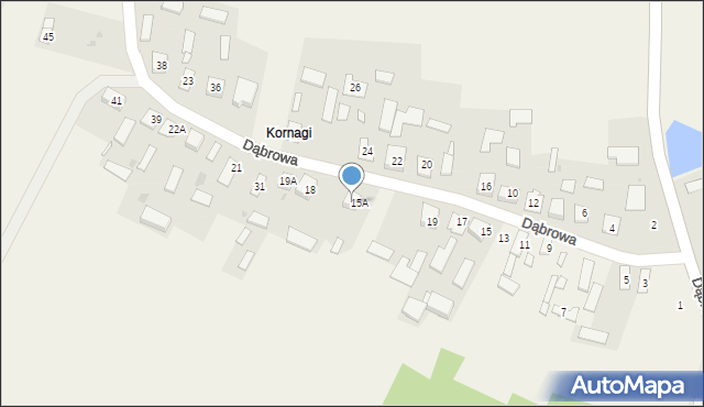 Dąbrowa, Dąbrowa, 25, mapa Dąbrowa