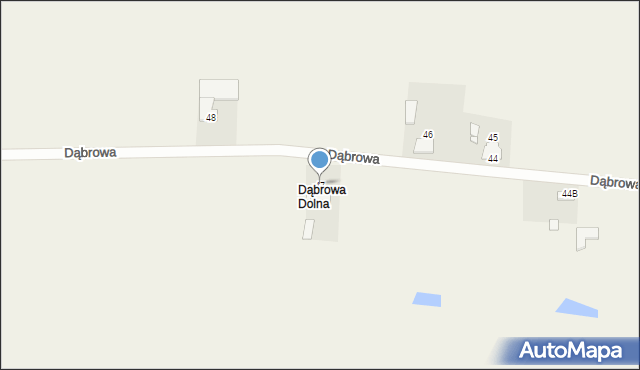 Dąbrowa, Dąbrowa, 47, mapa Dąbrowa