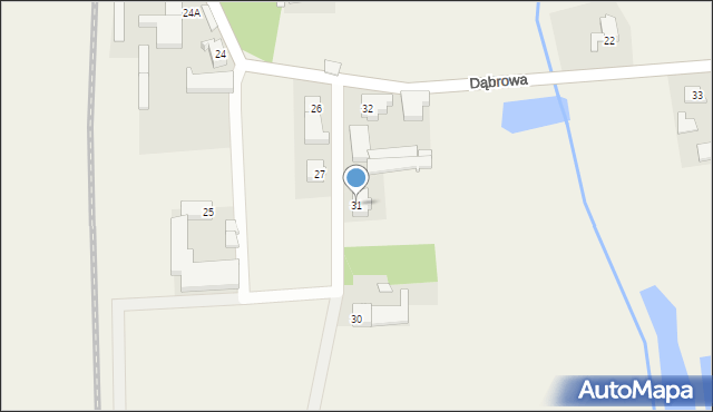 Dąbrowa, Dąbrowa, 31, mapa Dąbrowa