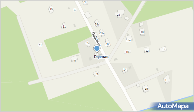 Dąbrowa, Dąbrowa, 29, mapa Dąbrowa