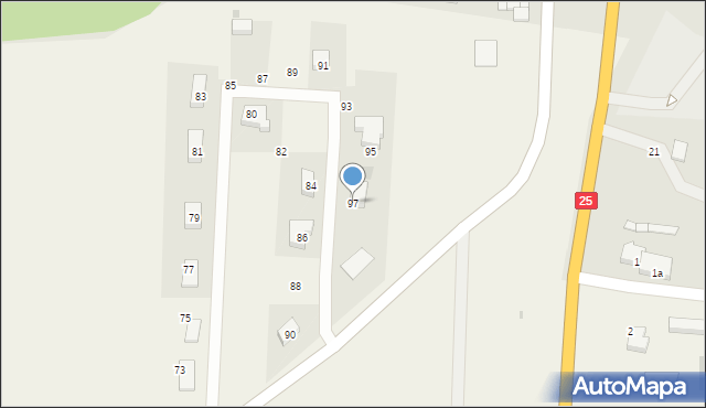 Dąbrowa, Dąbrowa, 97, mapa Dąbrowa