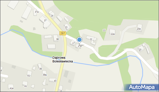 Dąbrowa Bolesławiecka, Dąbrowa Bolesławiecka, 17a, mapa Dąbrowa Bolesławiecka