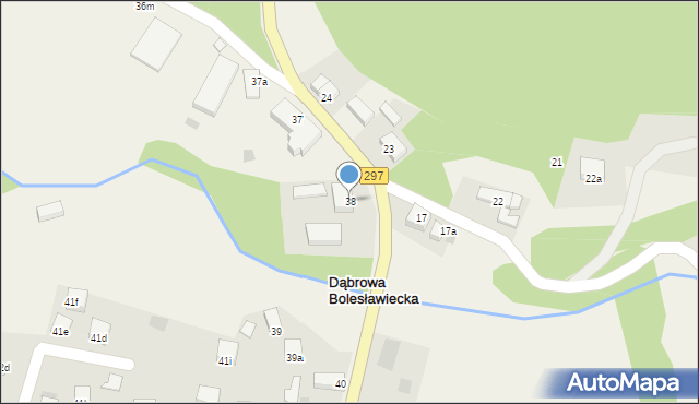 Dąbrowa Bolesławiecka, Dąbrowa Bolesławiecka, 38, mapa Dąbrowa Bolesławiecka