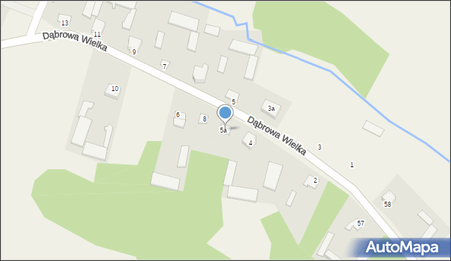 Dąbrowa-Cherubiny, Dąbrowa-Cherubiny, 6, mapa Dąbrowa-Cherubiny