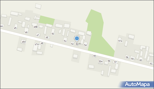 Dąbrowa Dolna, Dąbrowa Dolna, 53, mapa Dąbrowa Dolna