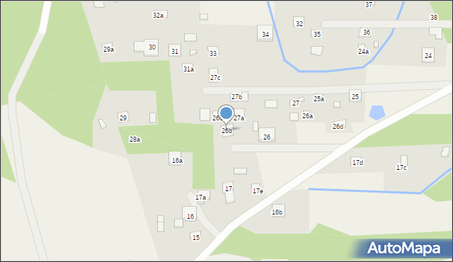 Dąbrowa Duża, Dąbrowa Duża, 26b, mapa Dąbrowa Duża