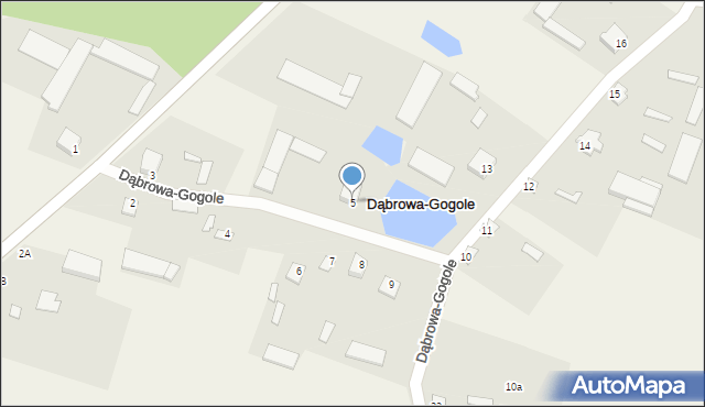 Dąbrowa-Gogole, Dąbrowa-Gogole, 5, mapa Dąbrowa-Gogole