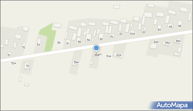Dąbrowa Górna, Dąbrowa Górna, 60A, mapa Dąbrowa Górna