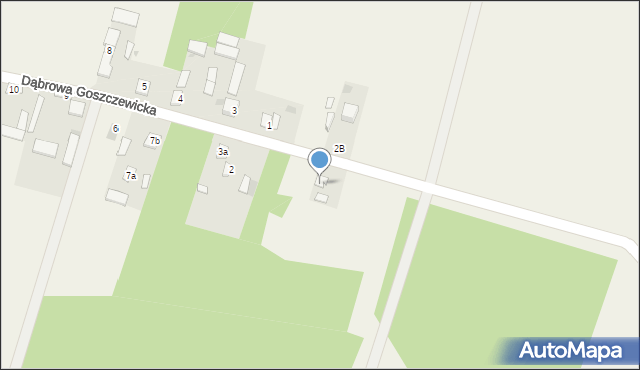 Dąbrowa Goszczewicka, Dąbrowa Goszczewicka, 1, mapa Dąbrowa Goszczewicka
