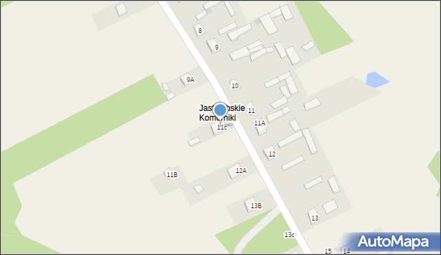 Dąbrowa Jastrzębska, Dąbrowa Jastrzębska, 11B, mapa Dąbrowa Jastrzębska