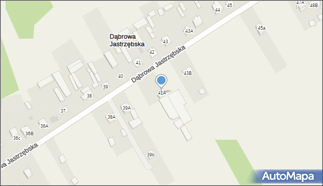 Dąbrowa Jastrzębska, Dąbrowa Jastrzębska, 41A, mapa Dąbrowa Jastrzębska