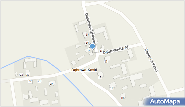 Dąbrowa-Kaski, Dąbrowa-Kaski, 18, mapa Dąbrowa-Kaski