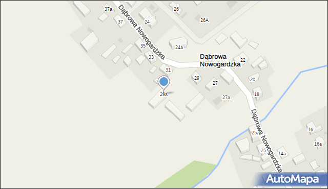 Dąbrowa Nowogardzka, Dąbrowa Nowogardzka, 29a, mapa Dąbrowa Nowogardzka