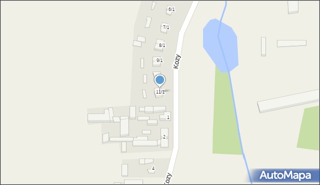 Dąbrowa Wielka, Dąbrowa Wielka, 11/1, mapa Dąbrowa Wielka
