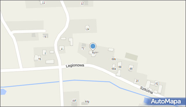 Dąbrowica, Dąbrowica, 23A, mapa Dąbrowica