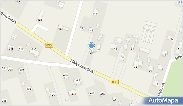 Dąbrowica, Dąbrowica, 172A, mapa Dąbrowica