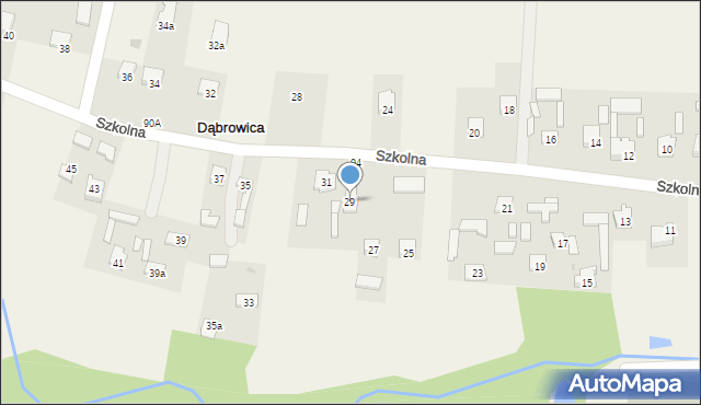 Dąbrowica, Dąbrowica, 94A, mapa Dąbrowica