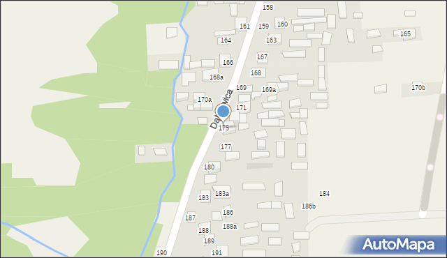 Dąbrowica, Dąbrowica, 175, mapa Dąbrowica