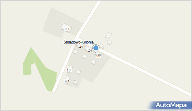 Dąbrowica, Dąbrowica, 104, mapa Dąbrowica