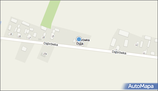 Dąbrówka, Dąbrówka, 14a, mapa Dąbrówka