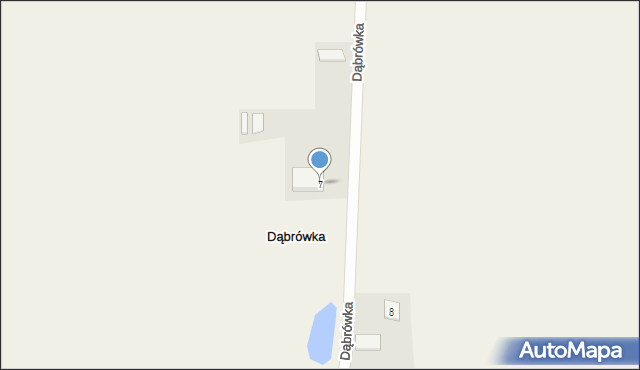 Dąbrówka, Dąbrówka, 7, mapa Dąbrówka