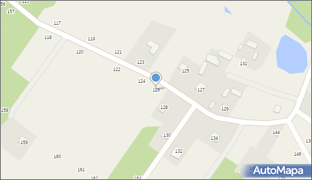 Dąbrówka, Dąbrówka, 126, mapa Dąbrówka