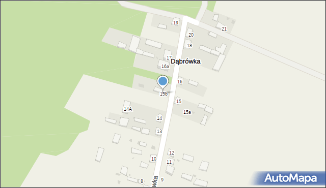 Dąbrówka, Dąbrówka, 15b, mapa Dąbrówka