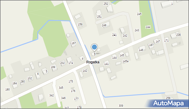 Dąbrówka, Dąbrówka, 3, mapa Dąbrówka