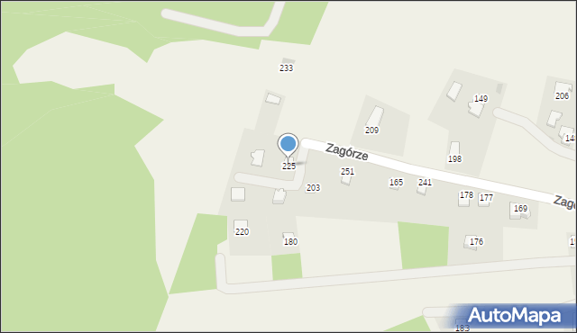 Dąbrówka, Dąbrówka, 225, mapa Dąbrówka
