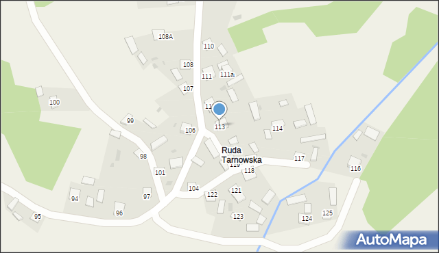 Dąbrówka, Dąbrówka, 113, mapa Dąbrówka