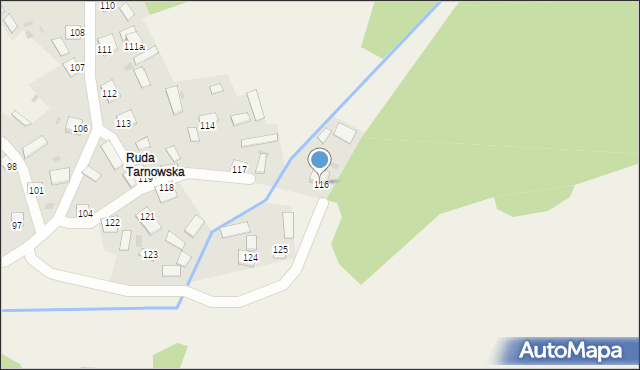 Dąbrówka, Dąbrówka, 116, mapa Dąbrówka