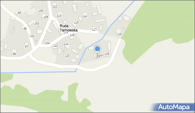 Dąbrówka, Dąbrówka, 124, mapa Dąbrówka