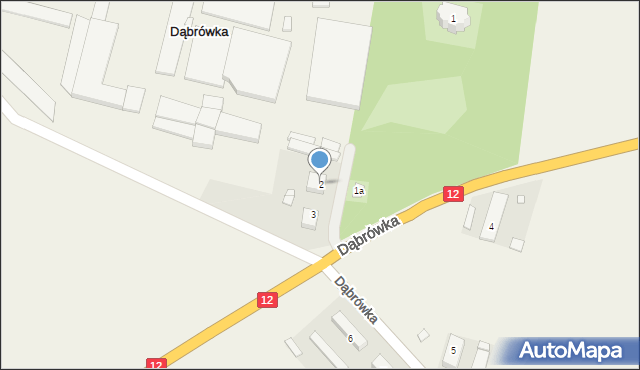 Dąbrówka, Dąbrówka, 2, mapa Dąbrówka