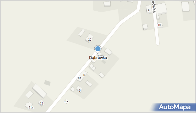 Dąbrówka, Dąbrówka, 8, mapa Dąbrówka