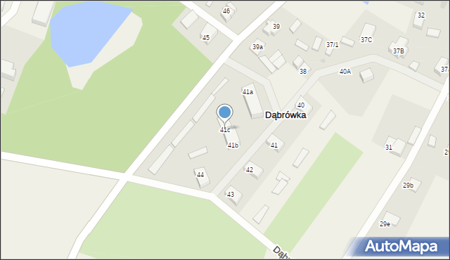 Dąbrówka, Dąbrówka, 41c, mapa Dąbrówka