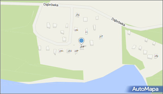 Dąbrówka, Dąbrówka, 16R, mapa Dąbrówka