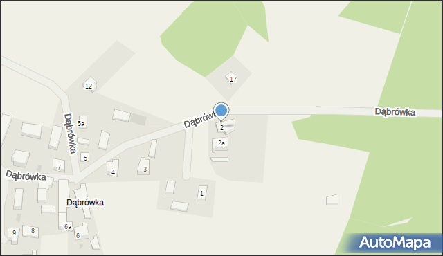 Dąbrówka, Dąbrówka, 2, mapa Dąbrówka