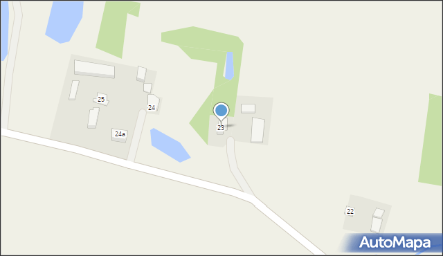 Dąbrówka, Dąbrówka, 23, mapa Dąbrówka