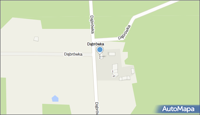 Dąbrówka, Dąbrówka, 2, mapa Dąbrówka