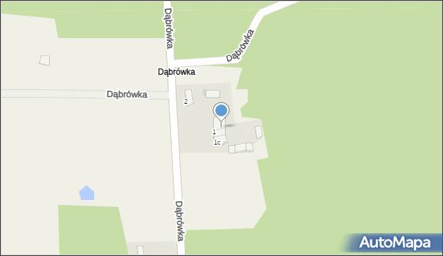 Dąbrówka, Dąbrówka, 5/2, mapa Dąbrówka