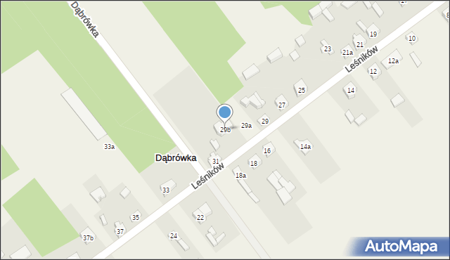 Dąbrówka, Dąbrówka, 29b, mapa Dąbrówka