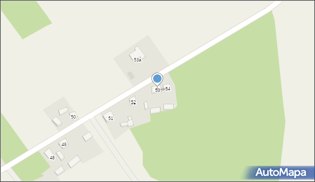 Dąbrówka, Dąbrówka, 53, mapa Dąbrówka