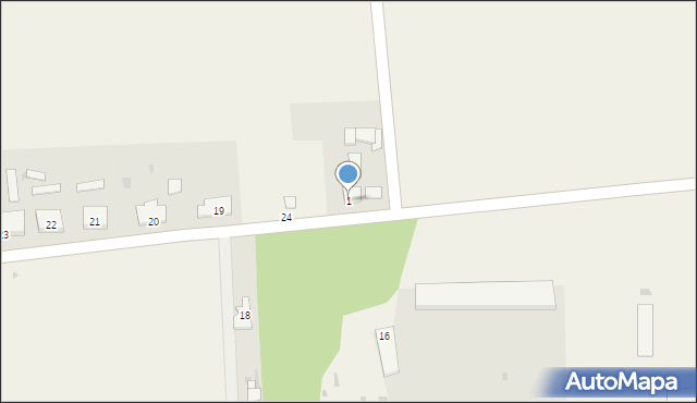 Dąbrówka Barcińska, Dąbrówka Barcińska, 1, mapa Dąbrówka Barcińska