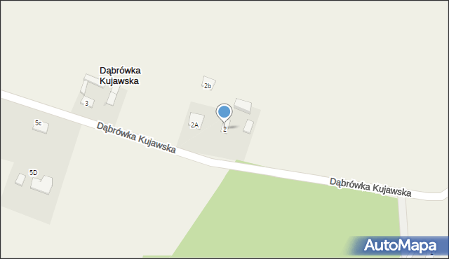 Dąbrówka Kujawska, Dąbrówka Kujawska, 2, mapa Dąbrówka Kujawska