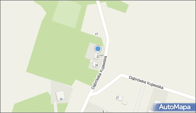 Dąbrówka Kujawska, Dąbrówka Kujawska, 41, mapa Dąbrówka Kujawska