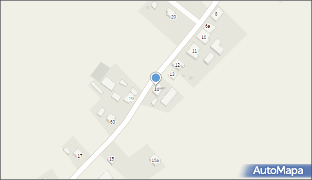 Dąbrówka Malborska, Dąbrówka Malborska, 14, mapa Dąbrówka Malborska