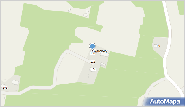 Dąbrówka Szczepanowska, Dąbrówka Szczepanowska, 100, mapa Dąbrówka Szczepanowska