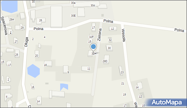 Dąbrówka Tczewska, Dąbrówka Tczewska, 32H, mapa Dąbrówka Tczewska