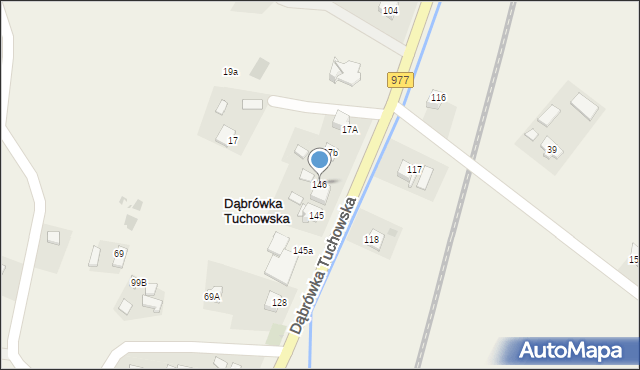 Dąbrówka Tuchowska, Dąbrówka Tuchowska, 146, mapa Dąbrówka Tuchowska