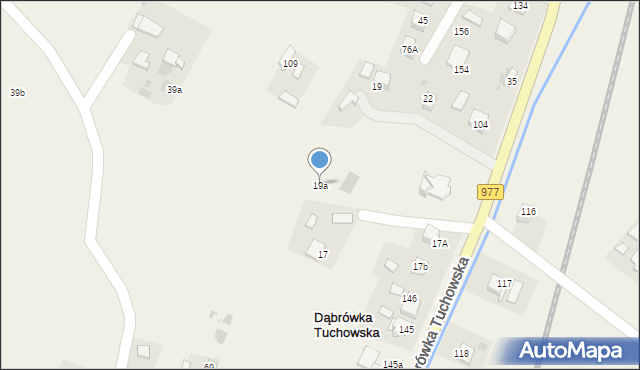 Dąbrówka Tuchowska, Dąbrówka Tuchowska, 19a, mapa Dąbrówka Tuchowska